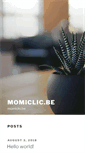 Mobile Screenshot of momiclic.be